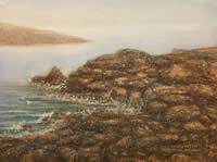 Stern and Rockbound Coast Maine by Nan T Quintin